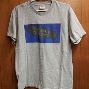 Supreme Scarface Blimp Tee M Heather Grey